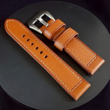 棕色表帶 沛納海PAM風格 真皮