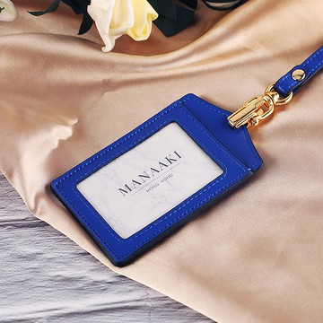 【MANAAKI】龍蝦扣皮革工作證件套(直式/橫式)(標準扣/伸縮扣)