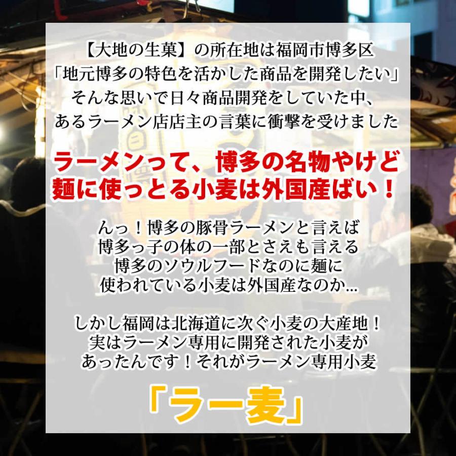 博多ラーメン 3食入 メール便 送料無料 国産 福岡県産ラー麦 本格半生麺 濃厚とんこつスープ 豚骨ラーメン 長浜屋台らーめん 1000円ポッキリ