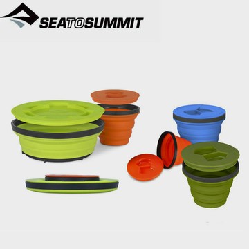 sea to summit旅行折疊硅膠保鮮密封杯創意便攜杯碗密封碗飯盒
