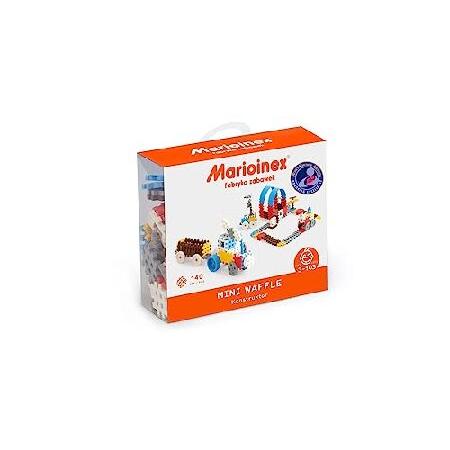 Mario-Inex Mini Waffle Block Blue Construction Playset for Kids