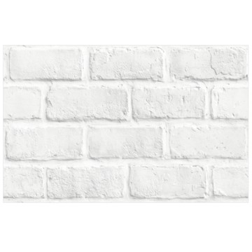 壁貼/牆貼 韓國原裝高擬真自黏壁紙-希臘白磚 GREEKS BRICKS 62片/捲