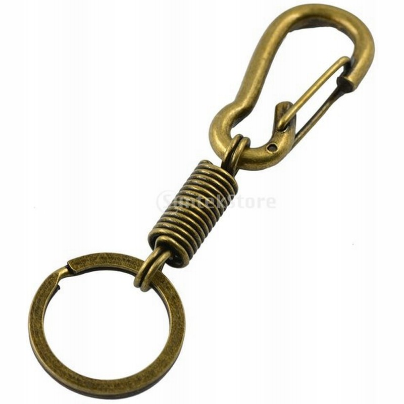 ノーブランド品 金属 コイル スプリング カラビナ フック クラスプ キーホルダー リング ヴィンテージ ブロンズ 通販 Lineポイント最大0 5 Get Lineショッピング