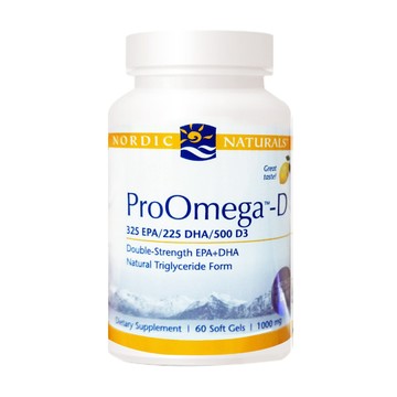 Nordic naturals 魚油+D膠囊 60顆/瓶