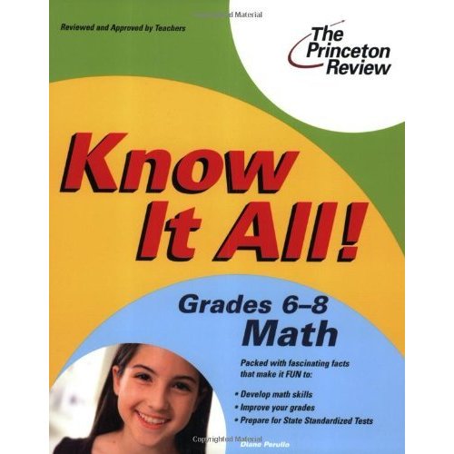 Know It All! Grades 6-8 Math (K-12 Study Aids)