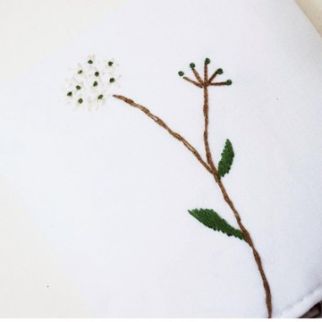 高級手工刺繡香氛包-小手毬植物(免費附棉花小枕包)