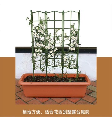 月季爬藤花支撐架園藝支架網片花支架植物爬藤架牽牛花鐵線蓮花架夢幻小鎮 雙11全館免運