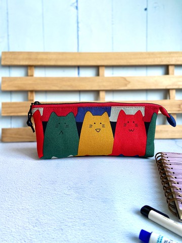貓咪三層筆袋 生日 開學 畢業 交換禮物
