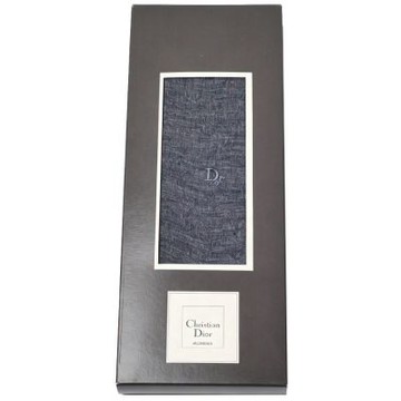 Christian Dior 日本製灰色Dior字母刺繡薄毛男紳士襪(24-26CM)