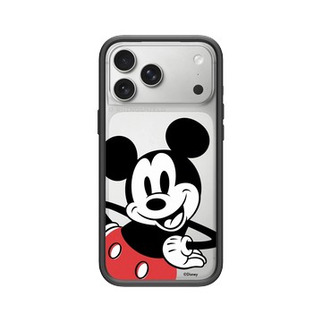 iPhone 17 Pro Max Mod NX -邊框背蓋組合 (相機按鈕) 黑 - 迪士尼-米奇 Mickey - Look at the camera-米奇