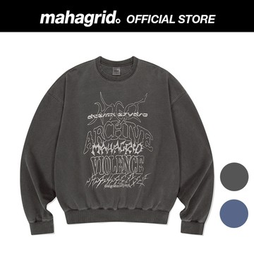 [MAHAGRID] 多色顏料衛衣MULTI-LOGO PIGMENT SWEATSHIRT