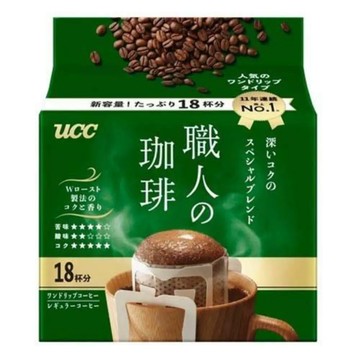 UCC職人濾泡精選咖啡(綠)126g