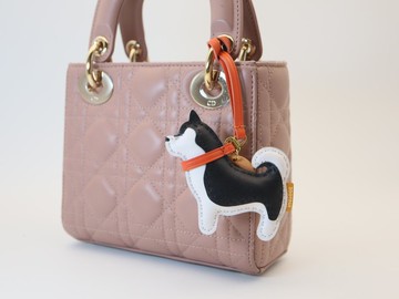 調皮哈士奇 真皮吊飾| NFC 智能守護