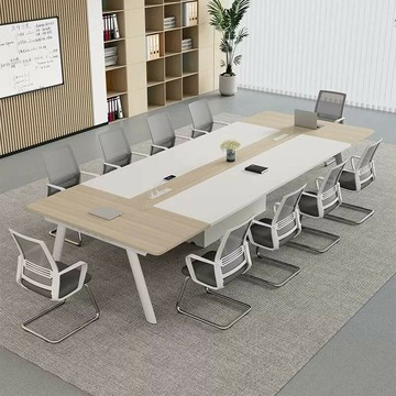 【店家優選】型办公办公室简约家具洽谈现代培训桌椅组合