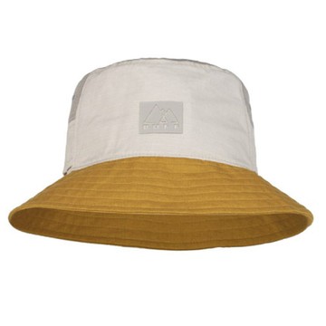 BUFF 【西班牙 】高防曬 Sun Bucket Hat 抗UV太陽漁夫帽.中盤帽.遮陽帽.休閒帽/BF125445 奶油蛋黃
