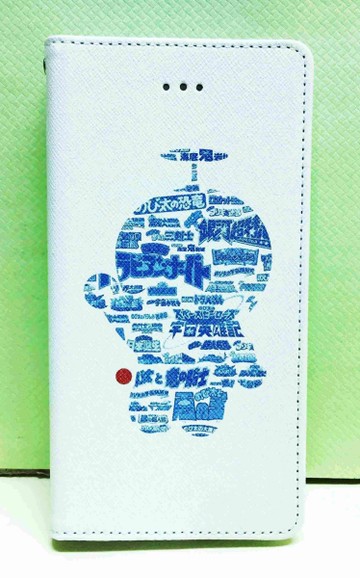 【震撼精品百貨】Doraemon_哆啦A夢~IPHONE 6掀蓋式皮套-剪影藍