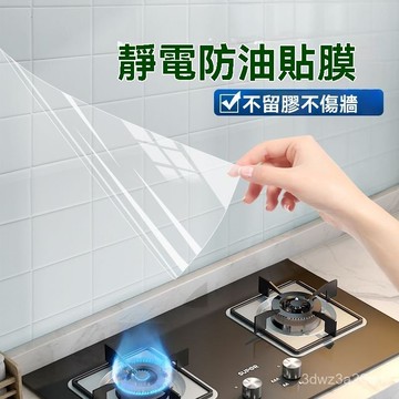 🤘蝦米優選🤘廚房防水防油靜電貼紙 廚房貼紙  靜電玻璃貼 玻璃靜電貼 靜電貼紙 靜電貼膜 墻壁靜電保護膜 瓷磚靜電保護膜