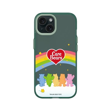 iPhone 15 Clear 憂墨綠 - Care Bears - We are together