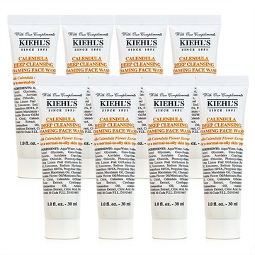 【KIEHLS 契爾氏】金盞花植物潔面泡泡凝露30ml*8