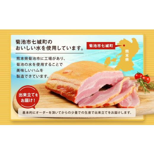 ふるさと納税 熊本県 菊池市 福留ハム ベーコンブロック 約1.8kg（900g×2）ベーコン 豚バラ