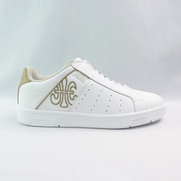 ROYAL ICON 001953007 男款 運動鞋 休閒鞋 無鞋帶 台灣製 白x淺褐【iSport愛運動】