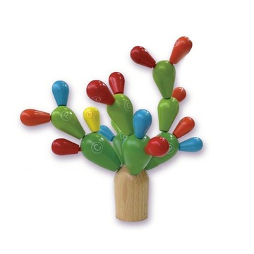 【海夫健康生活館】RH-HEF 銀髮族 字母仙人掌 益智平衡積木(ZHCN2414)