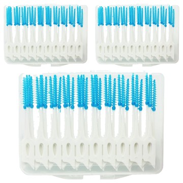 隨身盒彈力牙間刷  40支  3盒