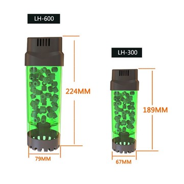 仟銳流化床水妖精過濾器魚缸反氣舉過濾器水族箱增氧設備自帶濾材