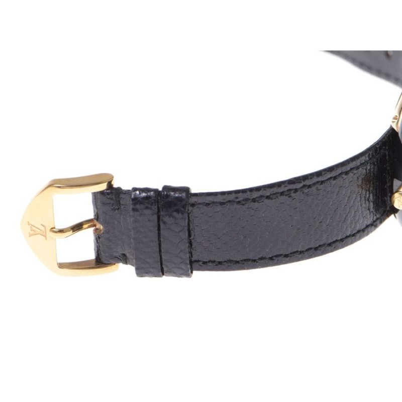 ヴィトン　LOUIS VUITTON モントレ　レザーベルト　LVⅡ ブラック ヴィトンLOUIS VUITTON モントレレザーベルトLVⅡ ブラック