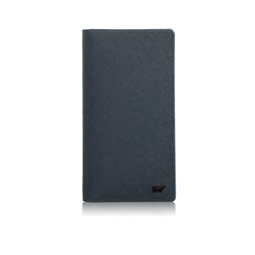 BRAUN BUFFEL 台灣總代理洛菲諾P-II 15卡透明窗長夾-藍色/BF347-301-NY