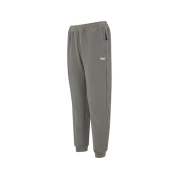 FILA官方直營 男內磨毛平織長褲-深灰 1PNZ-5105-RG