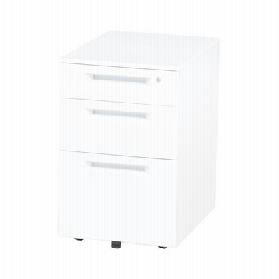 LDCシリーズ インワゴン 3段 ホワイト 幅395×奥550×高615mm