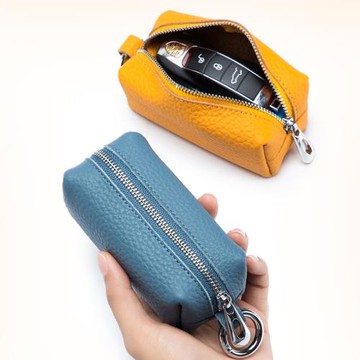 鑰匙包女2025新款真皮汽車鑰匙收納包小巧迷你零錢包男士迷你小包