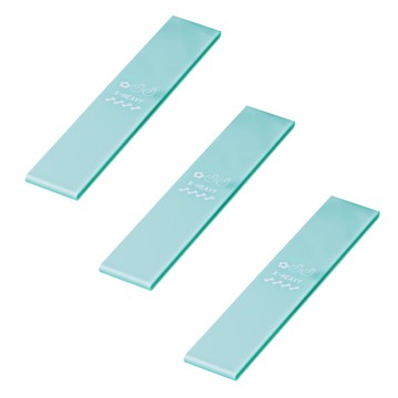 小麥購物 瑜珈健身彈力帶 E179 30磅 3條 湖水綠  600 x 49 x 1.1mm