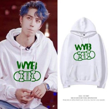 王一博同款連帽衛衣男秋冬潮流滑板休閑寬松情侶T恤男女學生上衣