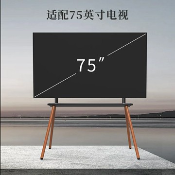 電視機支架落地立式藝術實木掛架55 65 75英寸適用三星索尼通用新