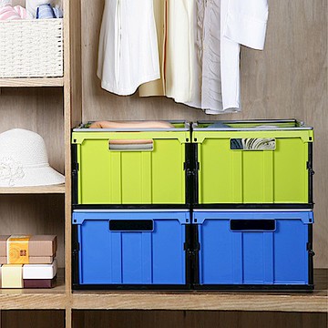 KEYWAY 聯府 波特蘭摺疊收納籃(35L)-4入組