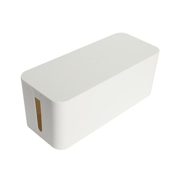 Nexi 多功能延長線收納盒 中型 NX1014  1個  320mm x 135mm x 127mm  白色