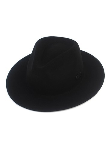Wool Adjustable Unisex Fedora [Black]