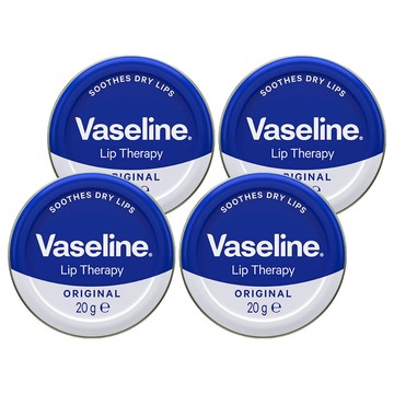 Vaseline 凡士林 圓鐵罐護唇膏-原味 20g
