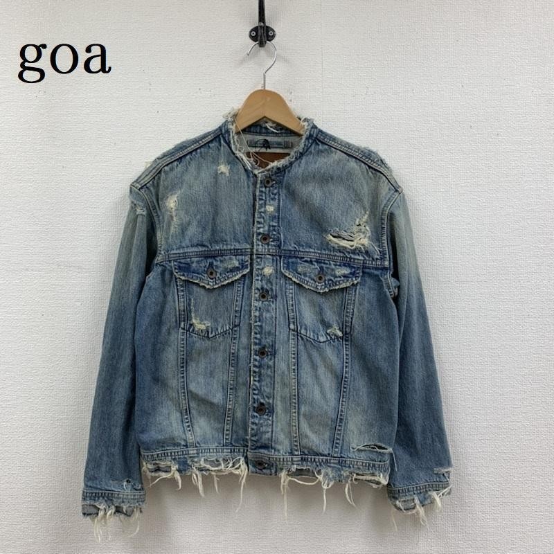 goa ゴア ダメージ加工 デニムジャケット  Gジャン