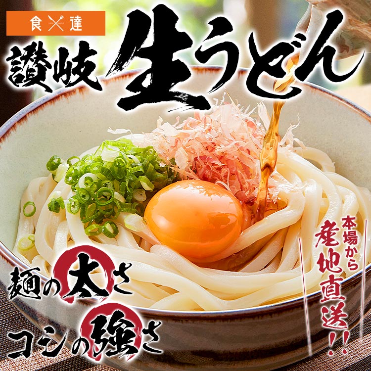 讃岐生うどん 9食セット　香川県製麺所 指定日不可