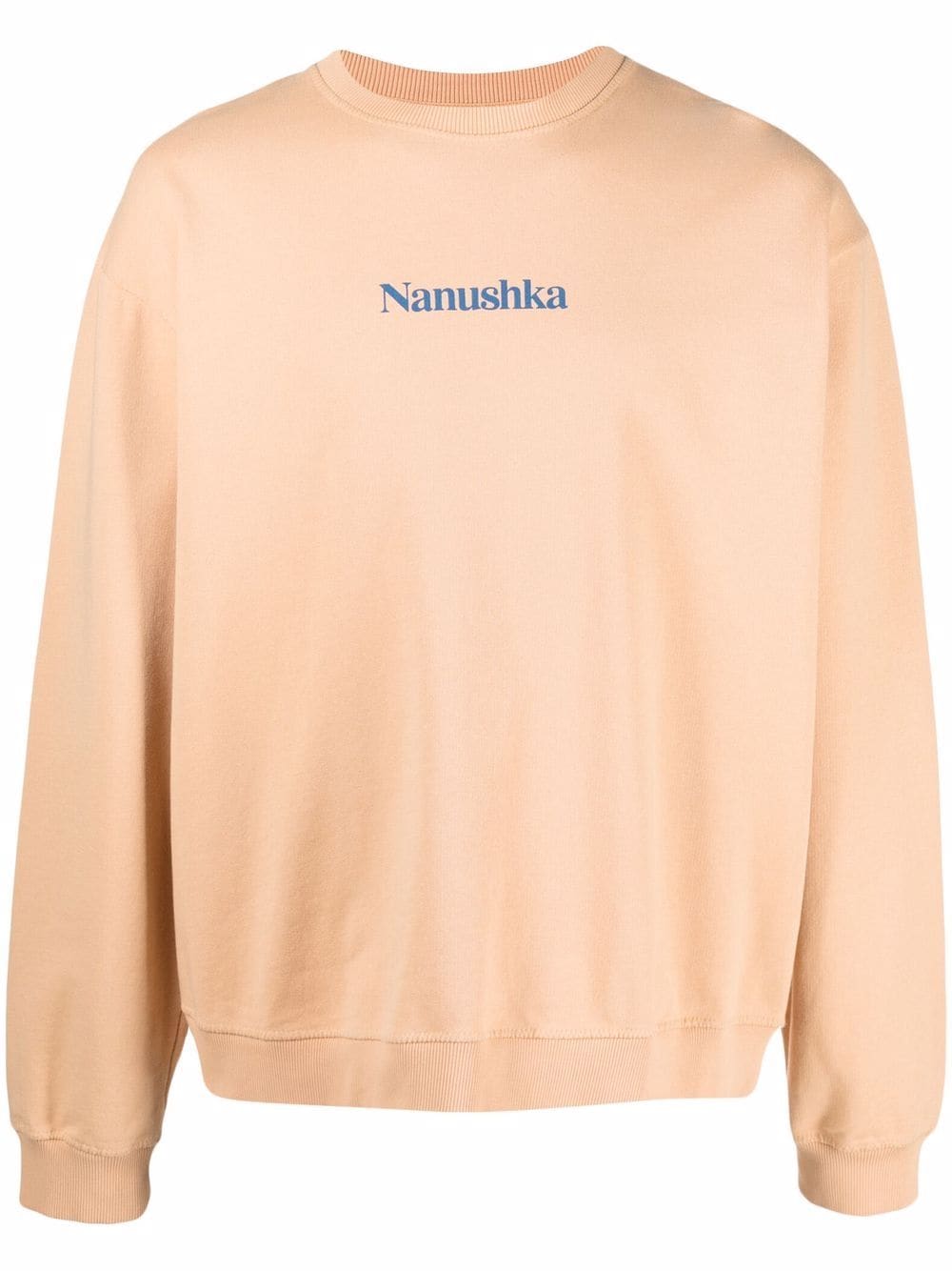 Nanushka - logo-print sweatshirt - men - Fabric - XS - Orange