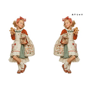 【11月新品2】08-108-0017 人物貼紙 聖誕復古風