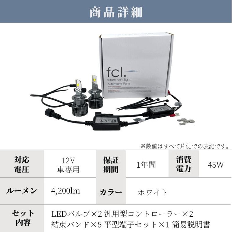 配線加工型】D2R/D4R/D2S/D4S 純正HID用 LED化キット 加工タイプ LED