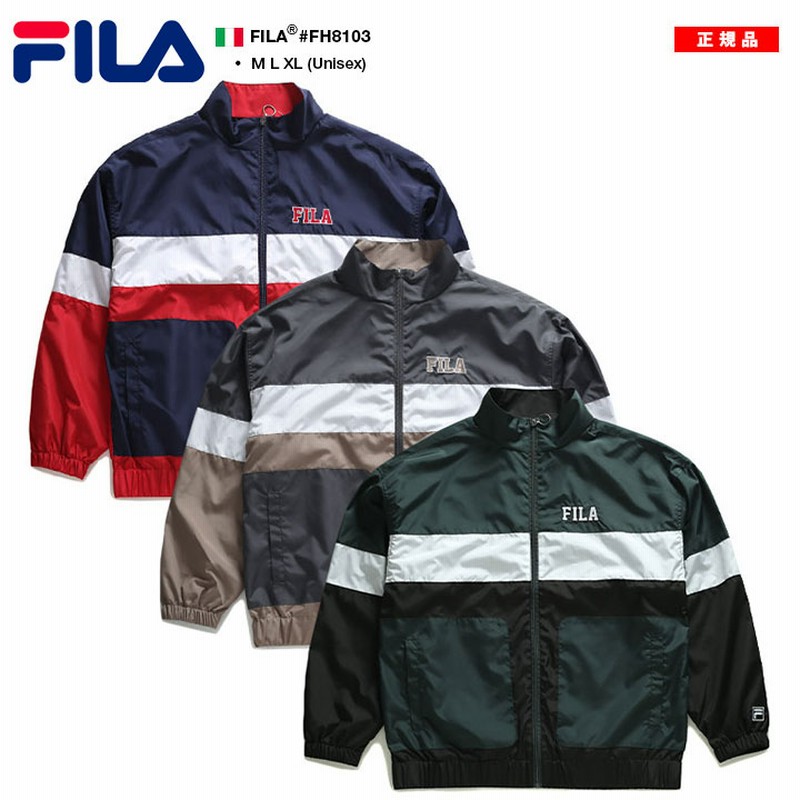 FILA アウター 長袖 ウインドブレーカー ブルゾン 大きいサイズ フィラ