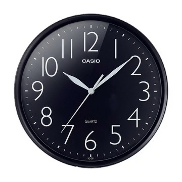 CASIO 卡西歐 掛鐘 IQ-05-1DF 22-07  黑色