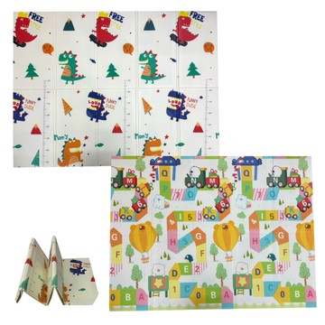 【PMU必美優】雙面卡通摺疊休閒墊1入