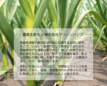  青森 県 産 熟成 黒にんにく バラ 500g 五所川原市 