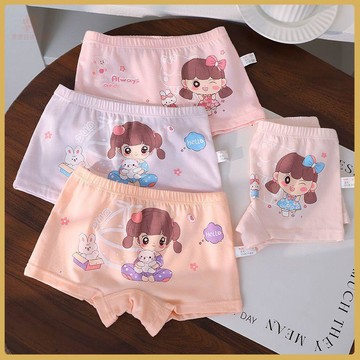🌟夏季上新🌟純棉兒童內褲平角女童寶寶小女孩卡通女孩短褲中大童四角屁屁純棉